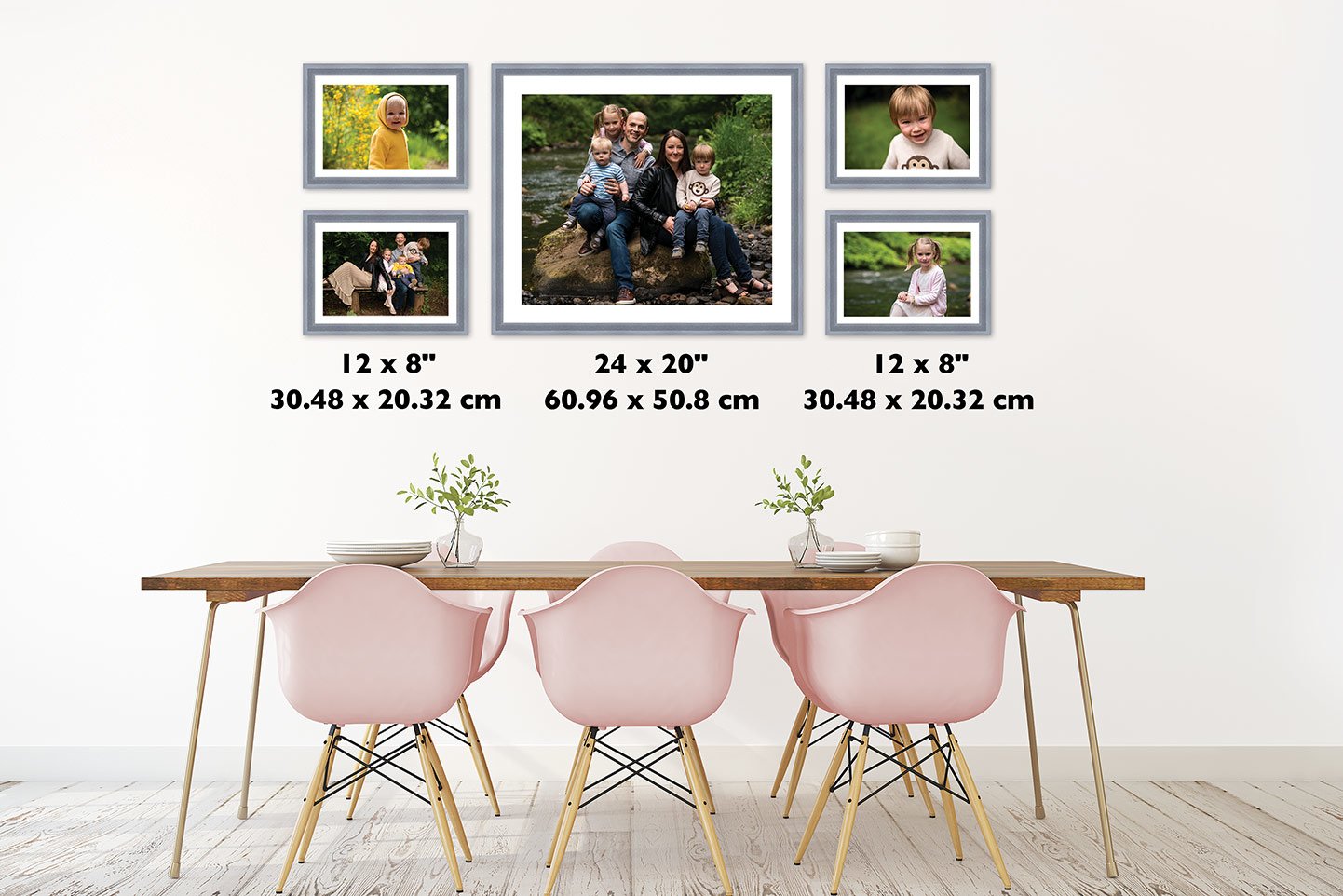 Frame and Photo Sizes from Inches to cm