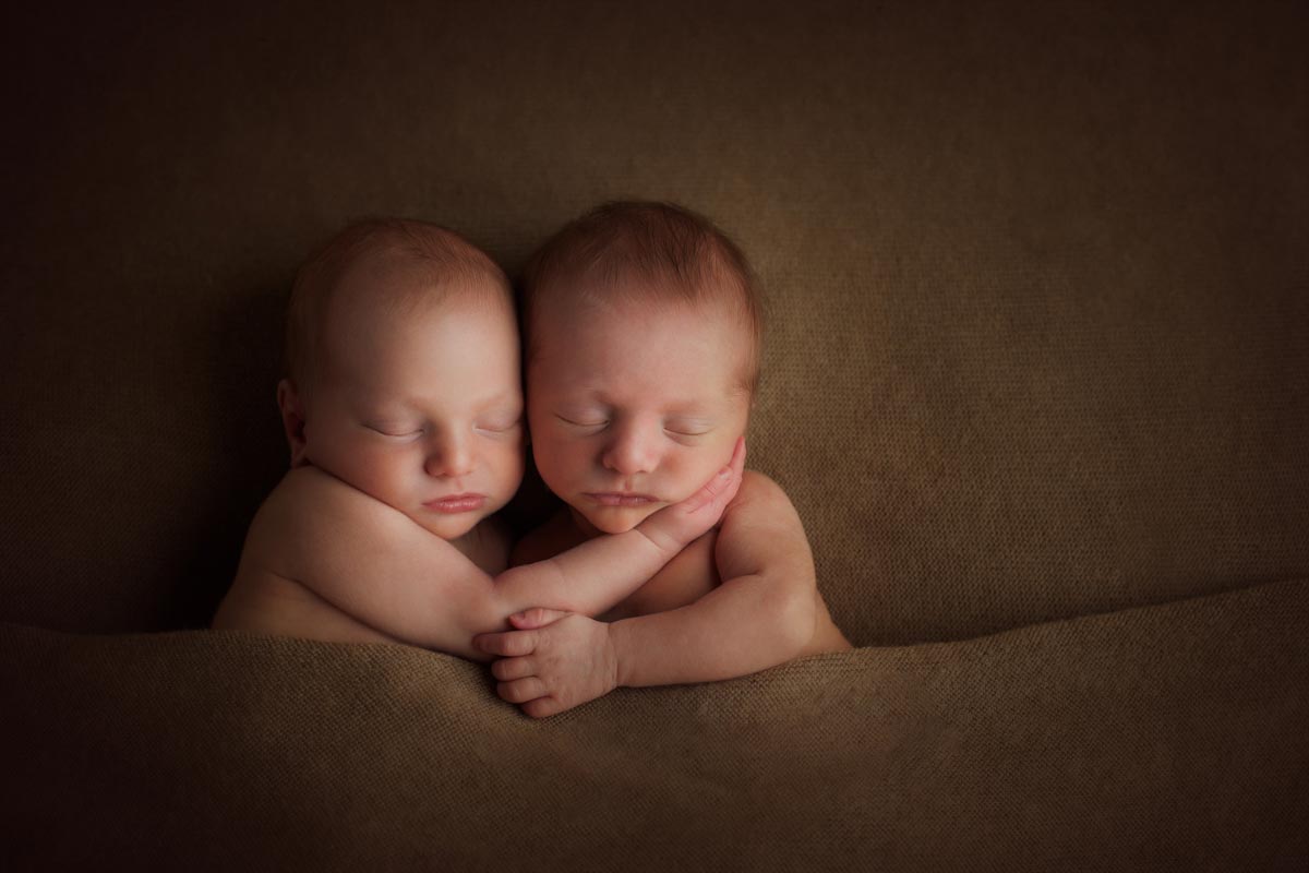 Los Angeles Newborn Twin Photos