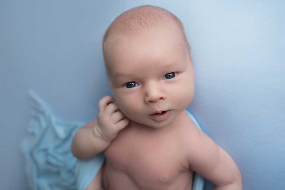 Beautiful Baby Boy Poses On Black Stock Photo 2120227 | Shutterstock