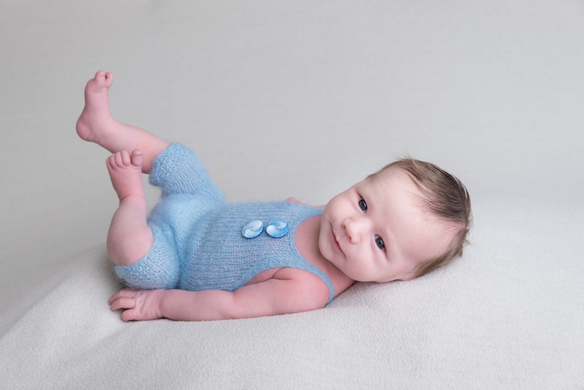 Baby girl in cute pose hi-res stock photography and images - Alamy